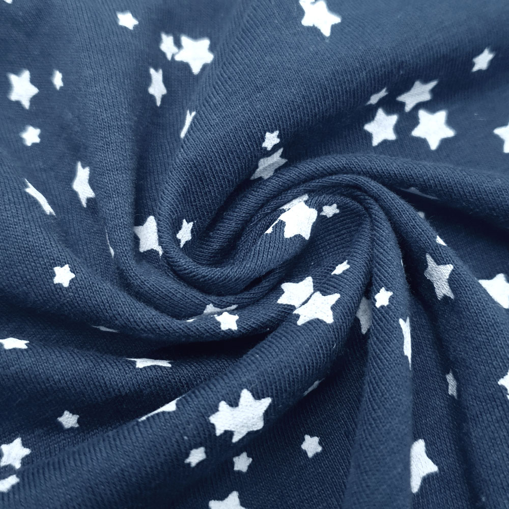 Ulani – Baumwolljersey mit Sternendruck – Überbreite 213 cm