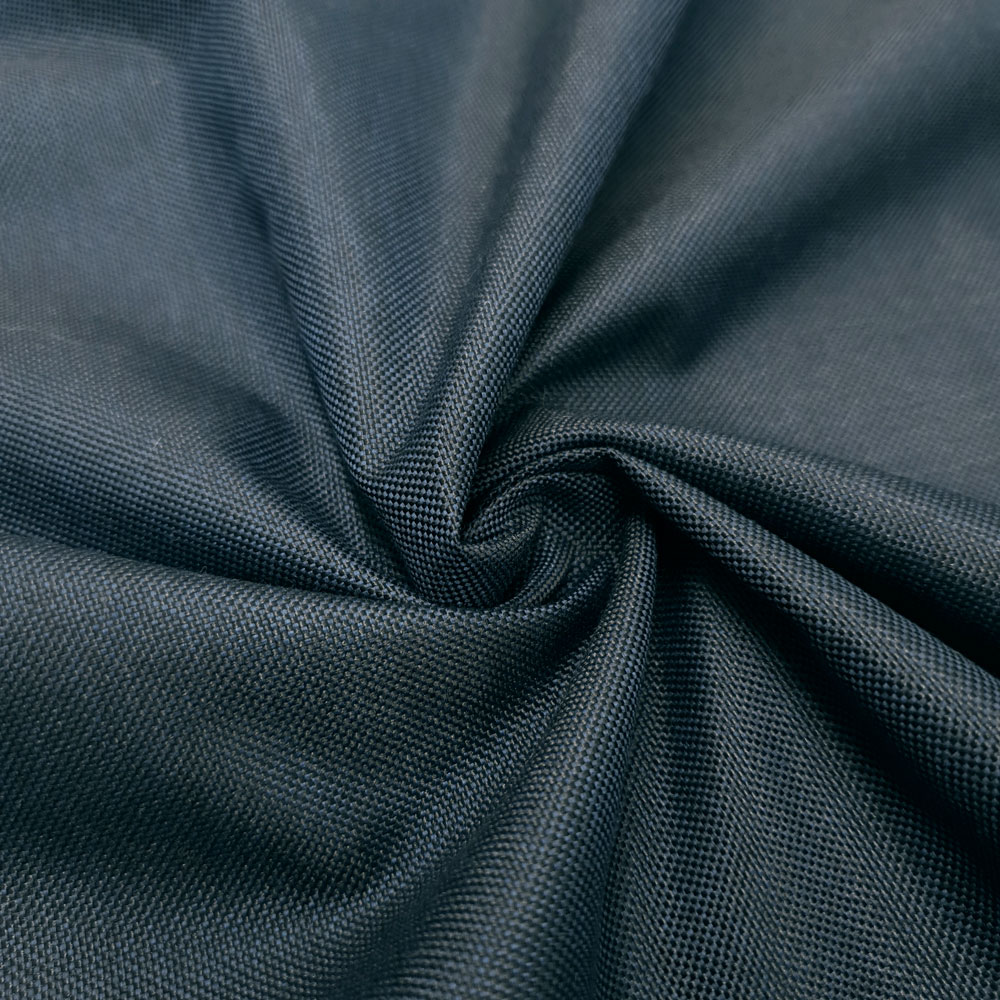 Yaron – Bicolor Polyestergewebe – Marine-Schwarz